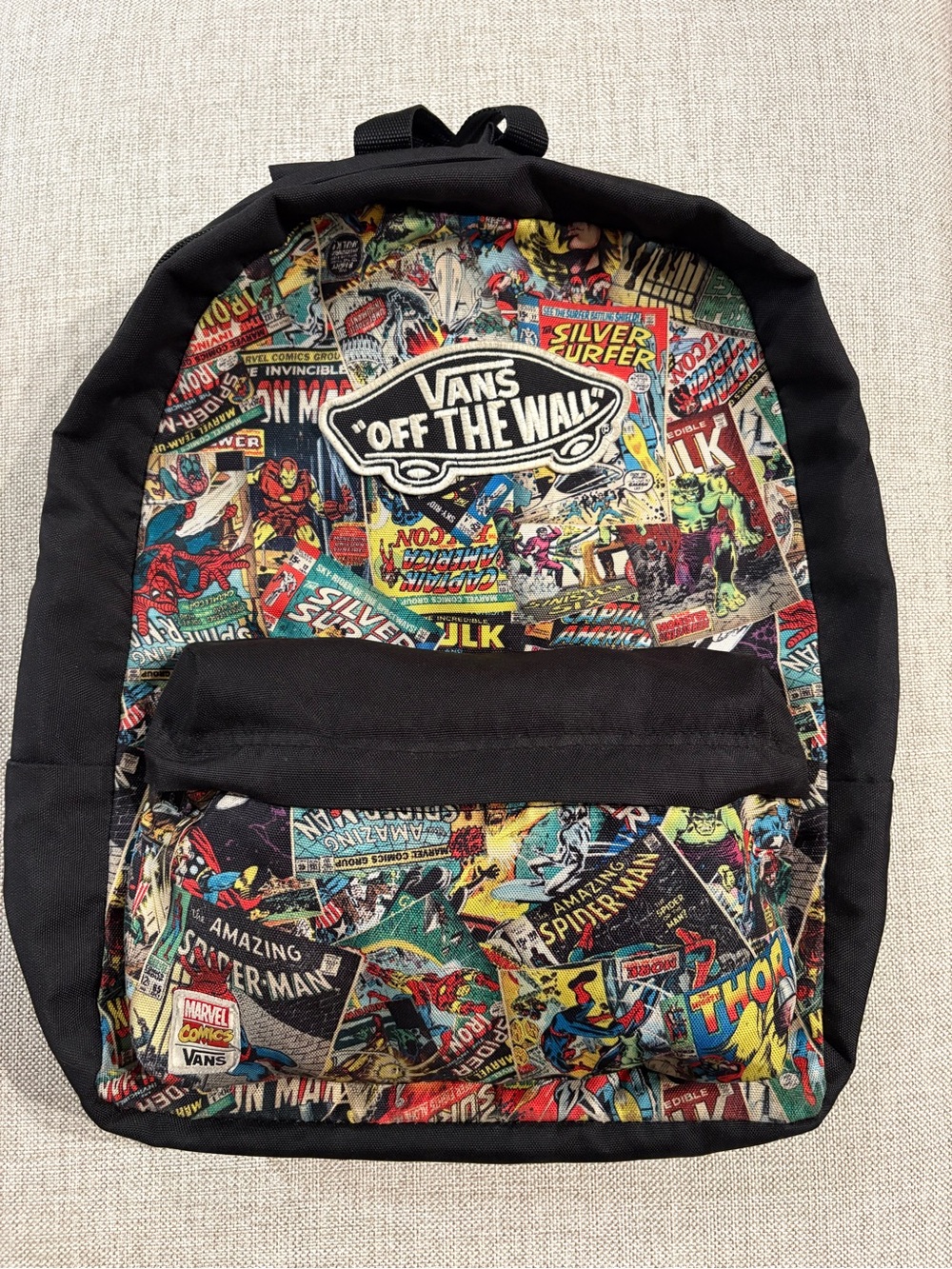 Vans x Marvel Comics 2013 Backpack Spider-Man Hulk Captain America Rare Bag